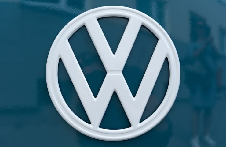 VW symbol looks like wordpress